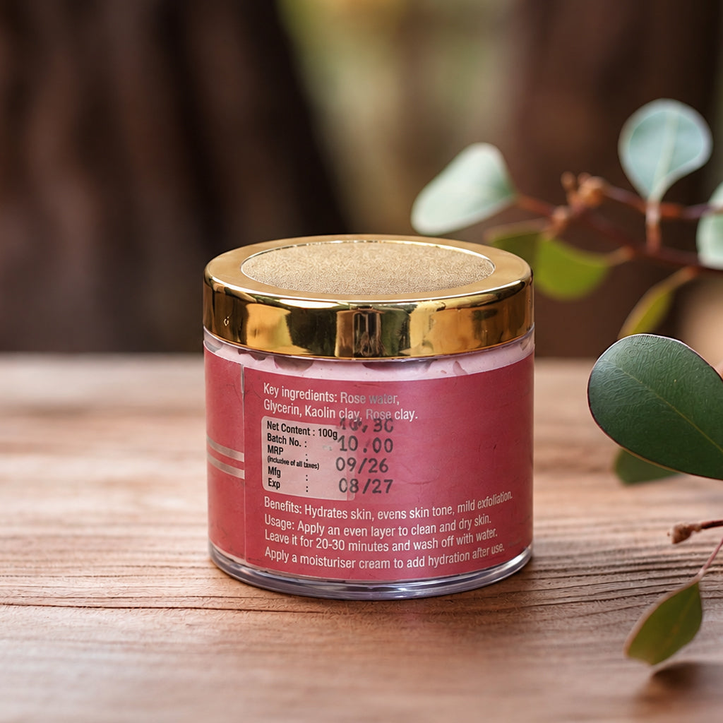 Rose Clay Face Mask